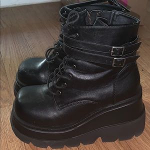Demonia Technopagan Boots - size 10